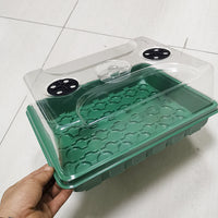 Mini Greenhouse Seedling Germination Tray Kit with Humidity Dome for Garden Plants