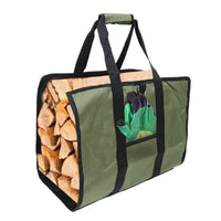 Oxford Cloth Firewood Carrier Bag for Camping and Outdoor Use
