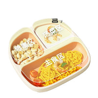 Baby Silicone Divided Feeding Plate with Suction Cup for Infants and Toddlers, Complementary Food Bowl