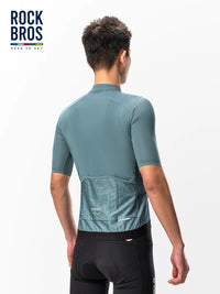 ROCKBROS Sky Road Series Men's Cycling Jersey Short Sleeve Mountain Road Bike Top