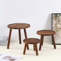 Nordic Solid Wood Multi-Tier Plant Stand for Indoor and Balcony Plants