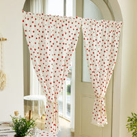 Japanese Style Cotton Door Curtain with Tassels - No-Drill Room Divider for Kitchen & Home Decor
