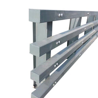 Q235 Powder-Coated Carbon Steel Bridge Anti-Collision Guardrail for Walkways and Gardens