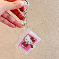 2-inch PVC Mini Photo Album Keychain for Instax & Idol Photocards