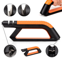 Portable Tungsten Steel Diamond Knife Sharpener for Kitchen and Outdoor Use