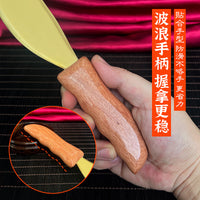 Rosewood Handle Brass Gua Sha Board for Body Massage with Essential Oil Options