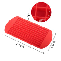 160-Grid Silicone Ice Cube Tray 1x1x1cm Small Square Creative Ice Maker Mold Quick Freeze Ice Block Maker