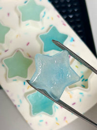 Star, Heart, and Diamond Shaped Silicone Ice Cube Molds for Cocktails and Cold Drinks