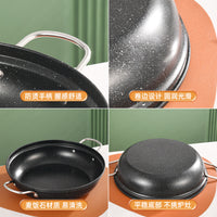 Maifan Stone Non-Stick Seafood Hot Pot for Home & Restaurant Use