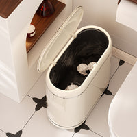 Slim Trash Can with Lid for Home, Large Capacity, Luxury Design, for Bathroom, Living Room, Kitchen, Bedroom