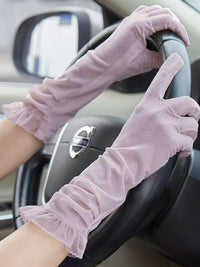 Women's Summer UV Protection Driving & Cycling Gloves with Touchscreen