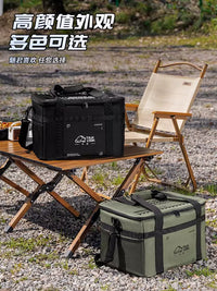 Portable Large Capacity Insulated Cooler Box for Outdoor Camping and Picnics