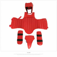 Boxing MMA Muay Thai Protective Gear Set for Kids & Adults - Chest Guard, Headgear, Shin Guards, Groin Protector
