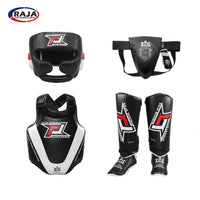 Raja Adult Boxing MMA Kickboxing Protective Gear Set for Training and Competition
