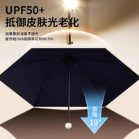 Portable UV Protection Capsule Umbrella for Outdoor Activities and Daily Commute