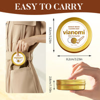 Vianomi Makeup Brush and Sponge Cleaning Soap with Scrubber Pad, 100g