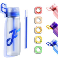 Joyfit Scented Water Bottle with Straw, Large Capacity Flavor Pod Water Bottle for Men and Women