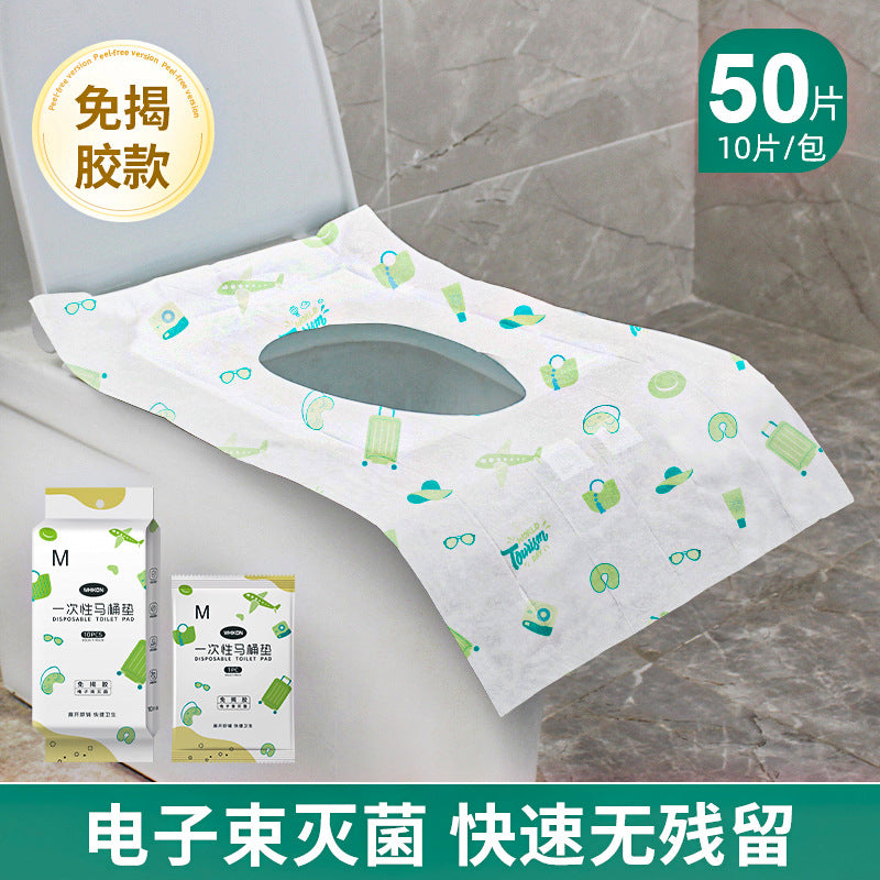Disposable Toilet Seat Covers for Travel, Maternity, and Winter Use - Full Coverage Thickened Pads