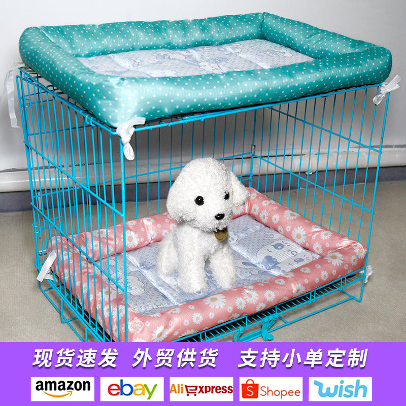 Breathable Cat Hammock Bed for Cages, Pet Resting Mat with Fixing Straps