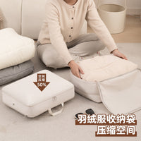 Down Jacket Quilt Compression Storage Bag for Moving and Seasonal Clothing