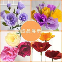 Crepe Paper for DIY Crafts, Flower Making, and Decorative Projects - Assorted Colors