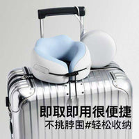 Memory Foam U-Shaped Neck Pillow for Travel and Office