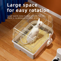 Fully Enclosed Cat Litter Box with Drawer, Anti-Splash Design, Easy Clean Pet Toilet