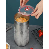 Stainless Steel Ice Bucket with Lid - Multi-purpose Seasoning Container & Cold Drink Chiller