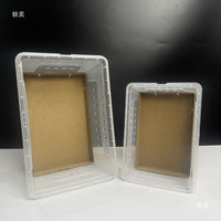 Disposable Corrugated Cardboard Reptile Terrarium Liners for Leopard Geckos, Medium/Large, Thickened Absorbent Pads