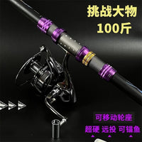 Zhan Yu Lang Carbon Fiber Telescopic Sea Fishing Rod Set for Long-Distance Casting