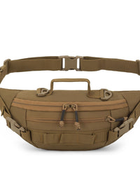 Waterproof Outdoor Sports Waist Bag for Men, Fashionable Running and Fitness Crossbody Pack