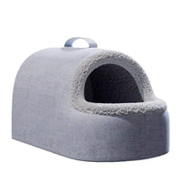 Enclosed Pet Heating Pad House for Cats and Small Dogs, Smart Thermostatic Indoor Cage Warmer, All Seasons