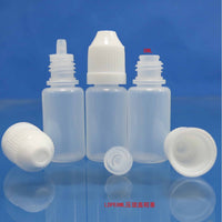 Child-Resistant Squeeze Dropper Bottles for Eyelash Glue, 3-50ml LDPE Plastic Liquid Dispenser with Twist Cap
