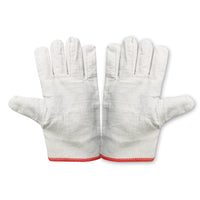 Canvas Welding Gloves Double Layer Thickened Wear-Resistant Industrial Safety Work Gloves for Men