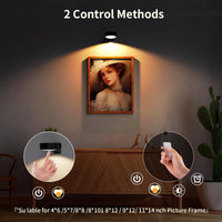 Magnetic LED Art Display Light with Remote Control for Home Wall Decor