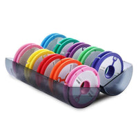 Silicone Fishing Line Spool Organizer for Main and Leader Lines - Large Capacity Outdoor Fishing Tackle Storage
