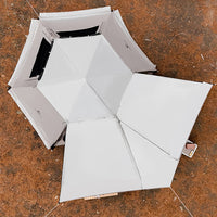Automatic Pop-Up Hexagonal Double-Layer Blackout Tent for Camping, Rainproof, Sun Protection, Easy Setup