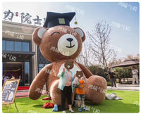 Giant Inflatable Plush Cartoon Bear Mascot Costume for Parades and Events
