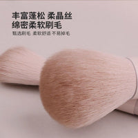 Peach Blossom Professional Makeup Brush Set for Eyeshadow, Blush, Contour, and Concealer