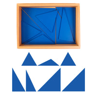 Montessori Geometric Puzzle Boards Educational Toy for Kids, Sensory Training Triangle Composition