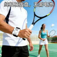 Portable Wristband Tennis Scorekeeper Mechanical Dial Score Counter for Training & Matches