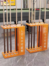 Premium 12-Hole Billiard Cue Rack Floor Stand for Club and Home Use
