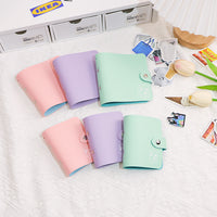 A8 Mini 3-Hole Loose-Leaf Notebook Cover Portable Pocket Planner Shell
