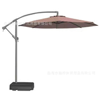 Outdoor Cantilever Patio Umbrella with Base, Large Garden & Balcony Sunshade