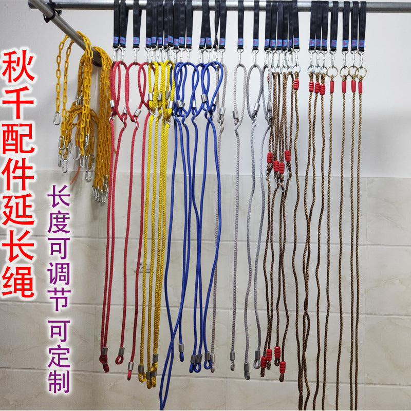 Adjustable Swing Extension Rope for Hammocks, Swings, and Climbing Frames
