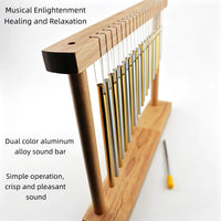 Factory Wholesale Desktop Wind Chime 20-Tone Bar Chimes Orff Percussion Instrument Band Performance Early Education Teaching Aid