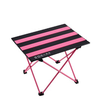 Outdoor Camping Portable Folding Table and Chair Set Lightweight Picnic Egg Roll Table with Storage Bag