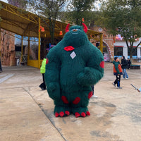 Inflatable Elephant Mascot Costume for Adults, Wearable Blow-up Animal Suit for Events and Performances