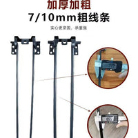 Hairpin Table Legs with Clamp Mount, U-shaped Metal Desk Legs for DIY Furniture