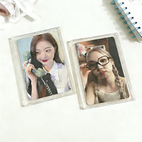 Clear Toploader for Kpop Photocards, Trading Cards, and Instax Photos - Display Stand and Collector Holder